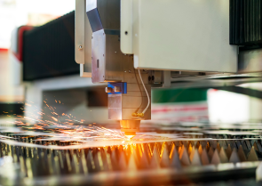 Precision laser-cut metal components